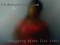 Easygoing bloke lick looking easygoing woman.
